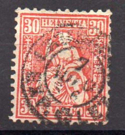 Suiza Año 1862 Nº 38 (o)